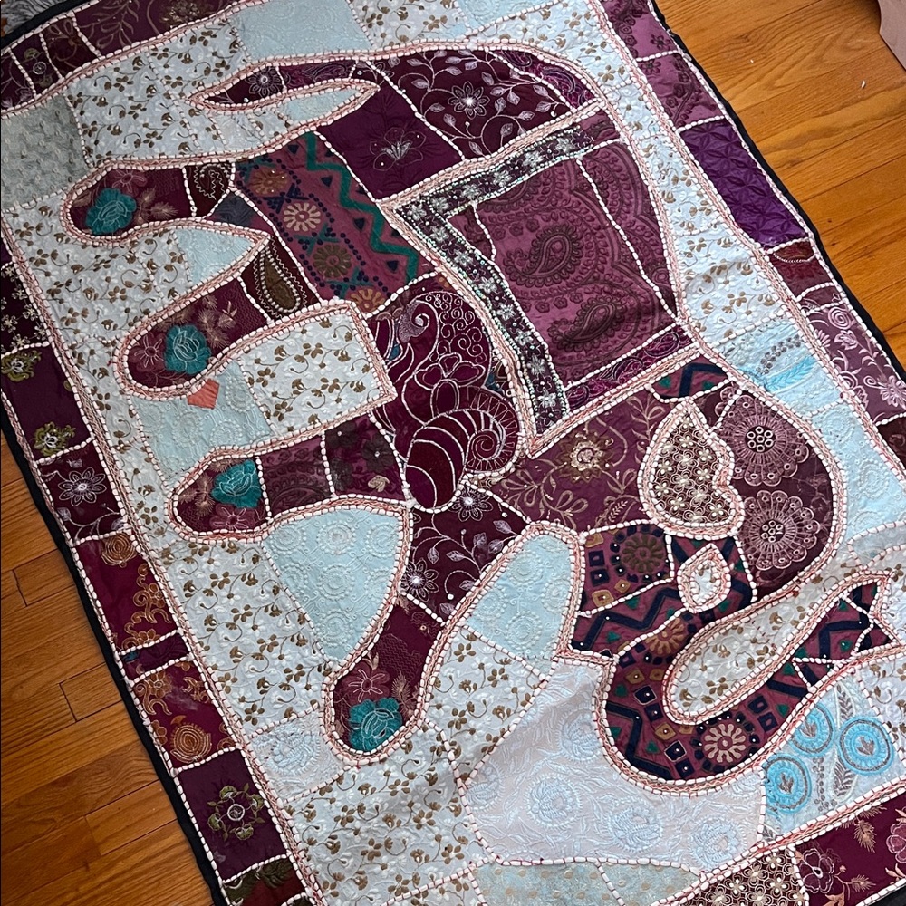 Colorful Elephant Tapestry - Picture 7 of 9